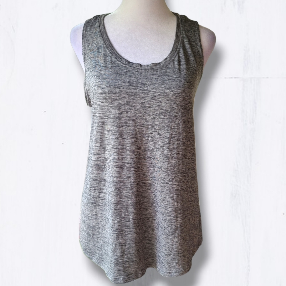Athletic Works Gray Racer Back Athletic Top Size Small